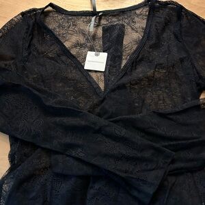 Brand new Anthropolgie Lace Bodysuit